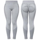 Light Grey High Waist Scrunch Butt Lift Seamless Leggings L08