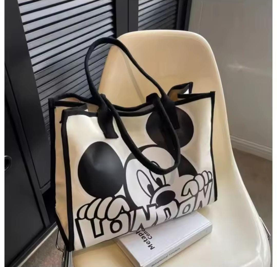 Women's Mickey Canvas Versatile Casual Shoulder Bag 1535747 Women's Mickey Canvas Versatile Casual Shoulder Bag 1535747