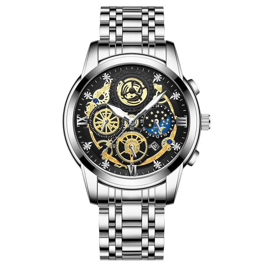 Men's Analogue Quartz Watch Diamond Stainless Watch W528467 Men's Analogue Quartz Watch Diamond Stainless Watch W528467