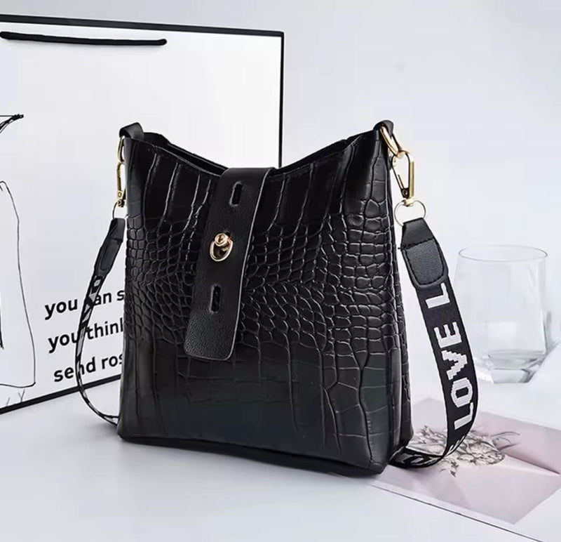 Women Luxury Bucket Pu Leather Crossbody Shoulder Bag    243416 - TUZZUT Qatar Online Shopping