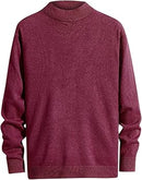 Men's High Collar Knitted Sweater   B-309802 - TUZZUT Qatar Online Shopping