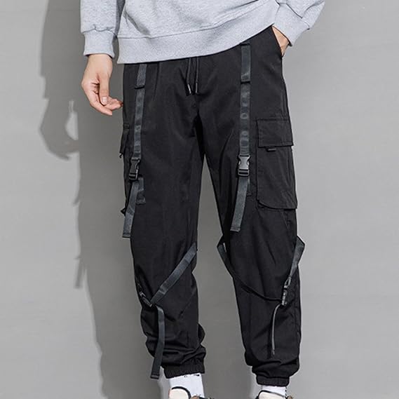 Men's Parachute Loose Fit Cargo Pants S4961512 Men's Parachute Loose Fit Cargo Pants S4961512