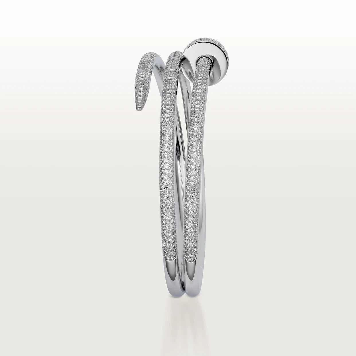 Juste un Clou Bracelet Double White Gold Diamonds DN2019 Juste un Clou Bracelet Double White Gold Diamonds DN2019