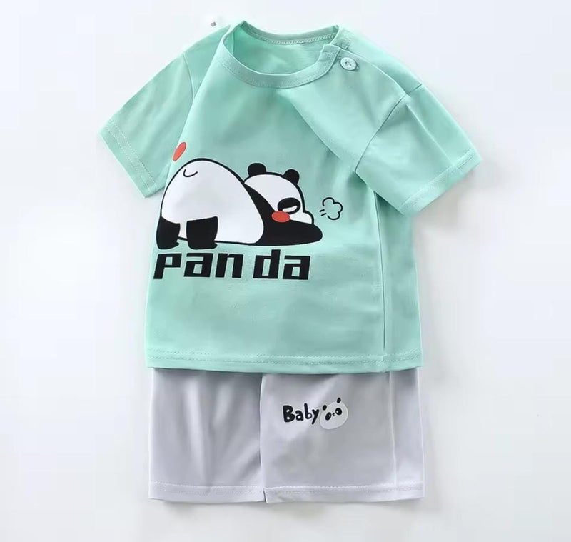 Children Short Sleeves T-shirt+Shorts Two-piece    1587936 - TUZZUT Qatar Online Shopping