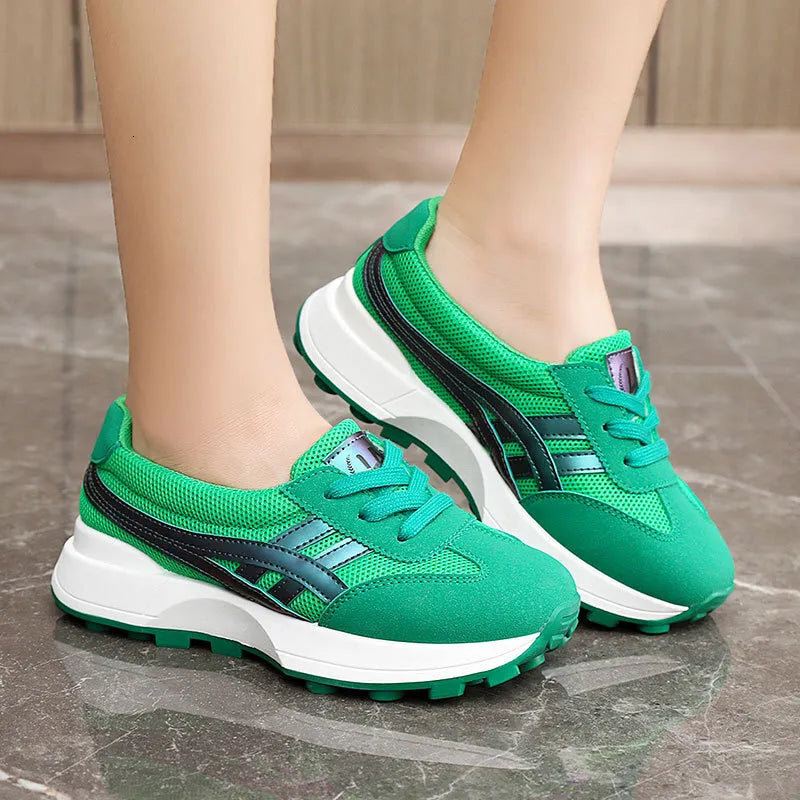 Women's Thick Sole Sneakers PS23 - TUZZUT Qatar Online Shopping