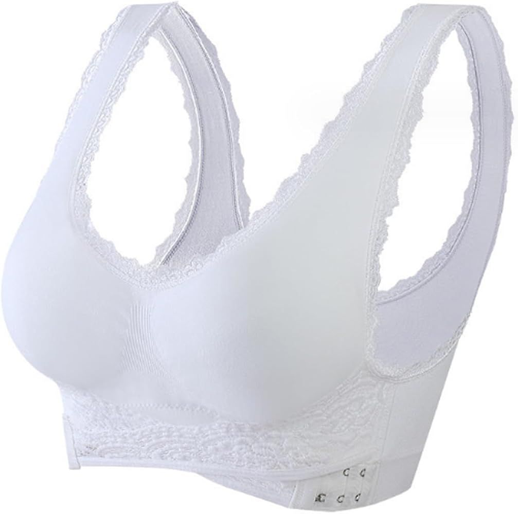 Tourmaline Shaping Wireless Silky Bra, Front Cross Bras Side Buckle Lace Bra B8812 Tourmaline Shaping Wireless Silky Bra, Front Cross Bras Side Buckle Lace Bra B8812