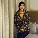 Women Fashion Blazer & Black Plain Pants Set Y458712 - TUZZUT Qatar Online Shopping