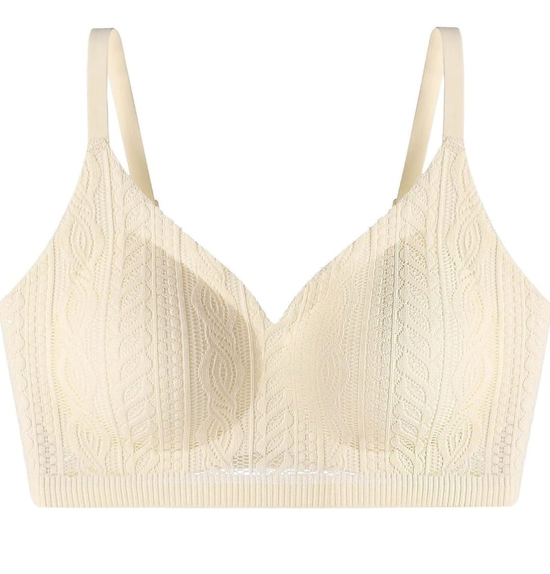 Seamless Push Up Bra for Women Comfortable Ribbed Knit Wireless Bra  B8815 - TUZZUT Qatar Online Shopping