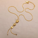 Frosted Butterfly Pendant Necklace For Women Vintage Model-33 - Tuzzut.com Qatar Online Shopping