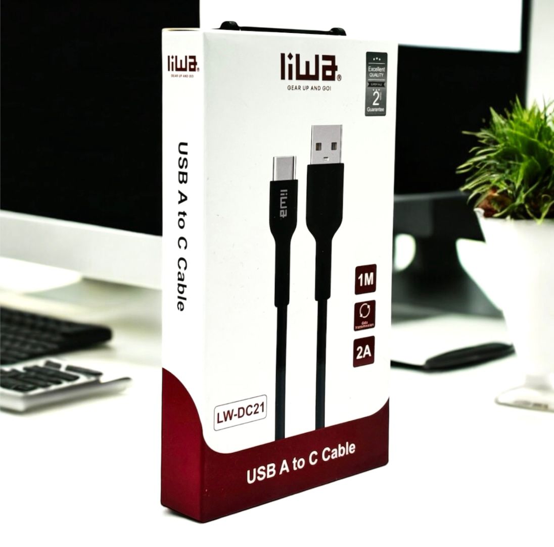 Liwa USB A to C Cable 1M LW-DC21 Liwa USB A to C Cable 1M LW-DC21