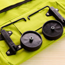 Foldable Shopping Large Reusable Hand Pull Cart Bag With Wheels S4341915 - TUZZUT Qatar Online Shopping