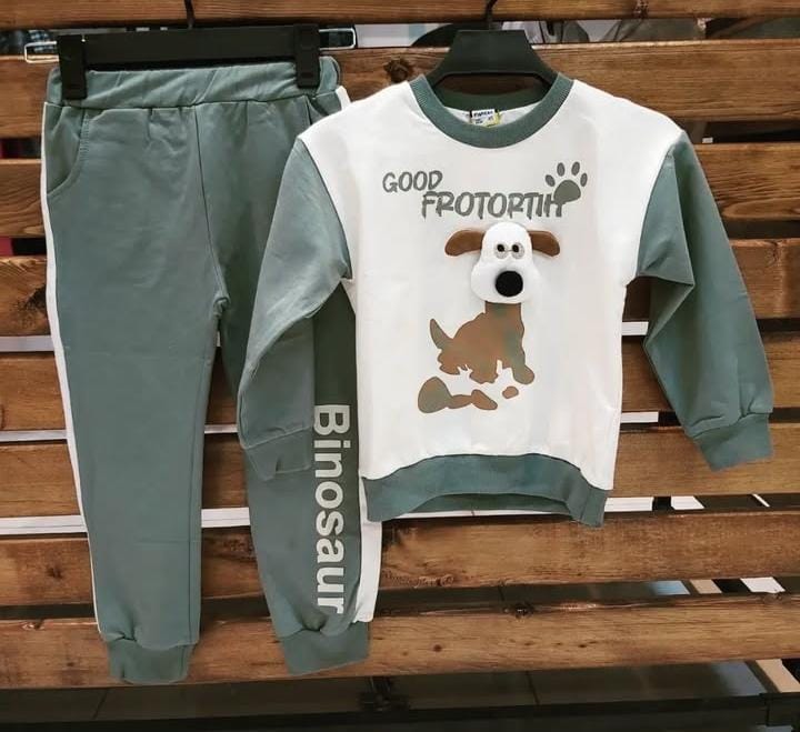 Children's Outfit Long Sleeve Two-Piece Set   514241 - TUZZUT Qatar Online Shopping