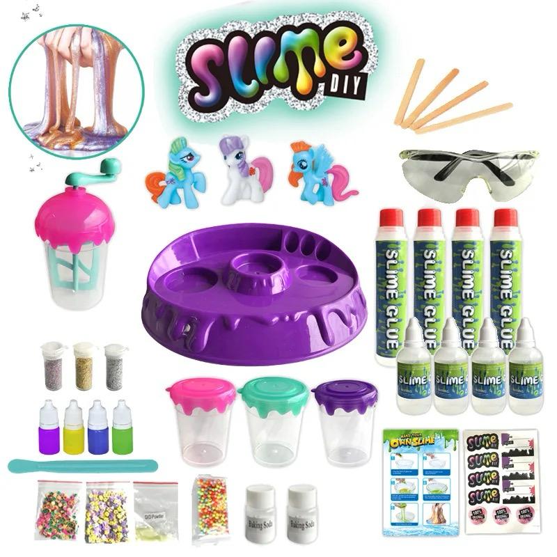 Slme Magic Making Polymer Clay Powder for Kids Antistress Toys Gifts - TUZZUT Qatar Online Shopping