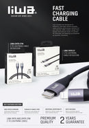 Liwa Type C To Lightning Cable 27W /1M /DC126TL10B - TUZZUT Qatar Online Shopping