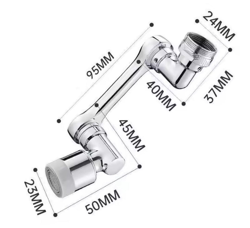 Rotating Universal Faucet Aerator  RM01 - TUZZUT Qatar Online Shopping