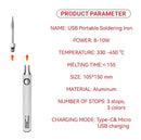 Electric Soldering Iron Pen  8W - TUZZUT Qatar Online Shopping