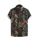 Latest shirt design for men summer fashion short sleeve casual man cotton shirt plus size men's shirt S4096357 - Tuzzut.com Qatar Online Shopping