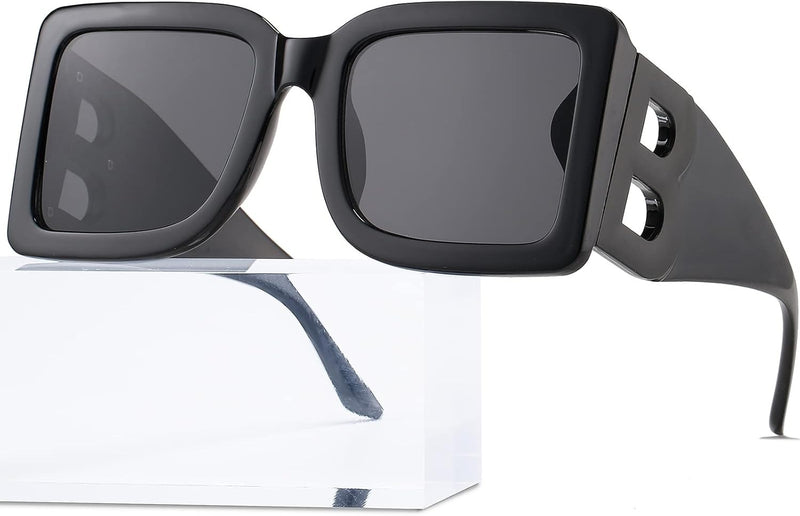 Oversized Square Designer Sun Glasses S4506 - TUZZUT Qatar Online Shopping