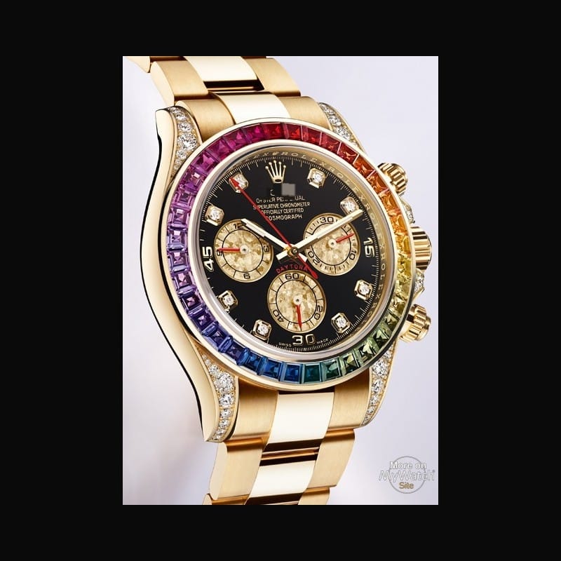 Luxury Daytona Rainbow Watch W0077 - TUZZUT Qatar Online Shopping
