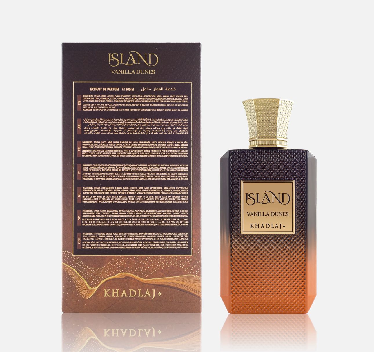 Khadlaj Island Vanilla Dunes Extrait De Parfum 100 - ML Khadlaj Island Vanilla Dunes Extrait De Parfum 100 - ML