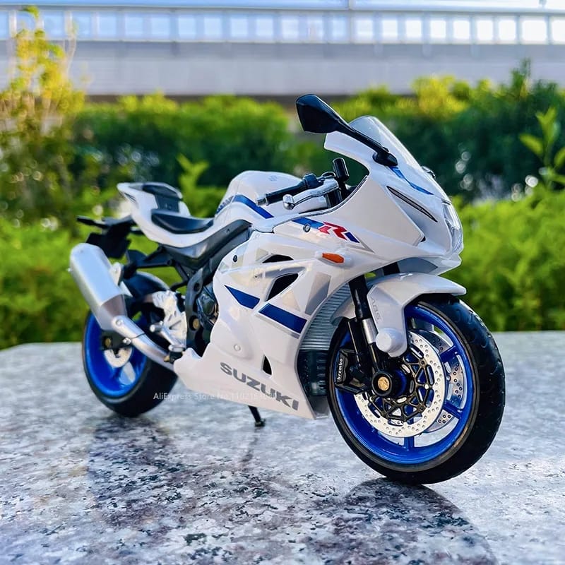 MSZ 1:12 Suzuki GSX-R1000 alloy motorcycle die-casting model bicycle car toy collection mini motorcycle gift S4504993 - Tuzzut.com Qatar Online Shopping