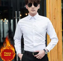 Men's Warm Long Sleeve Slim Fit Shirt   C1-7 - TUZZUT Qatar Online Shopping