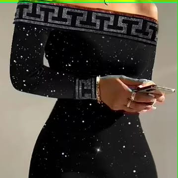 Women's Long Sleeve Maxi dresses 495506 -  XL