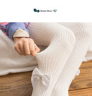 Cotton Tights for Girls Cute Bow Children Tights Knitted Solid Color White Girls Tights High Waist Toddler Baby Tights    172737 - TUZZUT Qatar Online Shopping