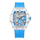 ONOLA Luxury Brand Square Dial Transparent Plastic Watch Men Women - Tuzzut.com Qatar Online Shopping