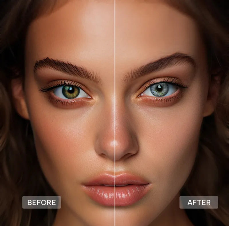 Unibling Flirting Blue  Contact Lenses for Eyes (1 Pair) - TUZZUT Qatar Online Shopping