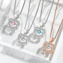 Heart Necklace Hexagram Beating Necklace For Women Design Pendant Necklace S329164 - TUZZUT Qatar Online Shopping