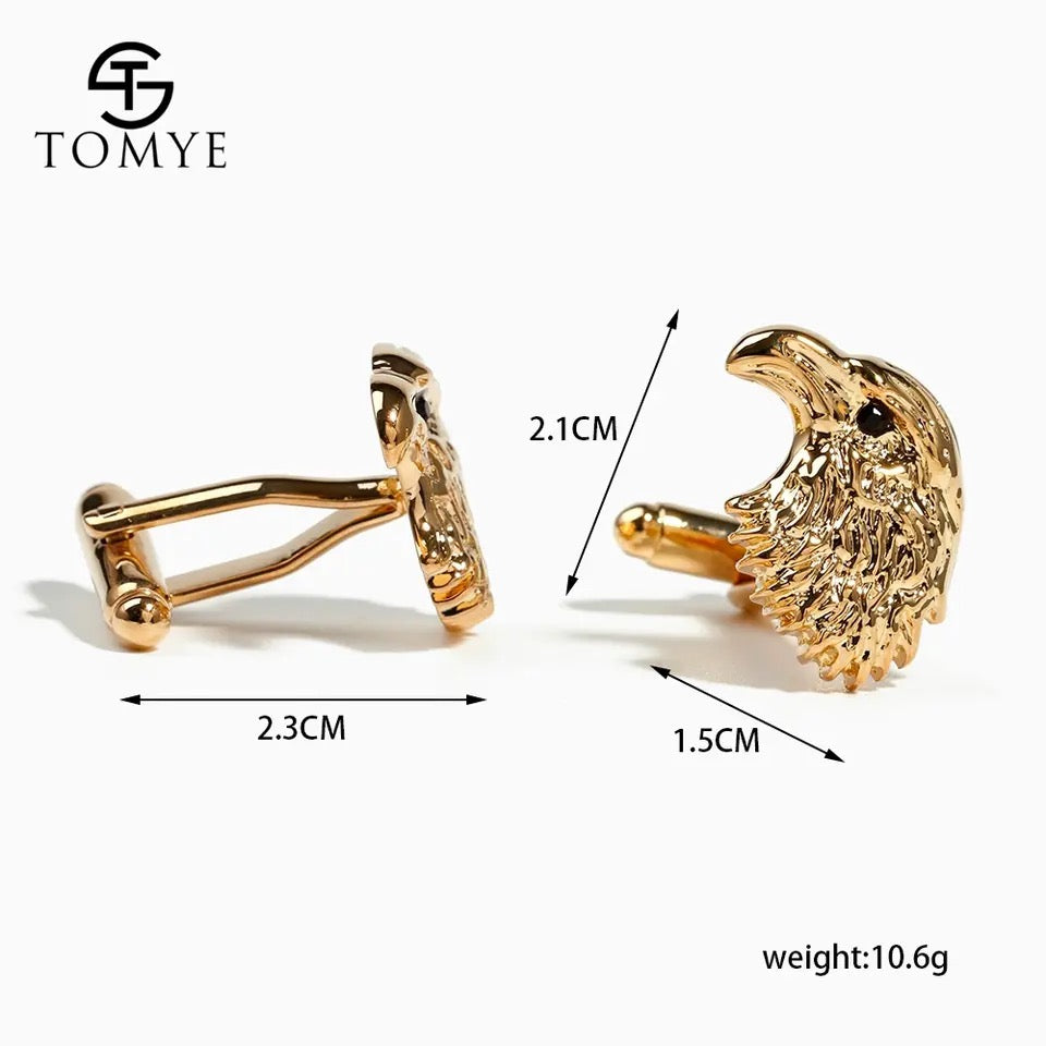 Cufflinks for Men High Quality Luxury Black Crystal Eagle Head Formal Business Dress Shirt Cuff XK2S014 Cufflinks for Men High Quality Luxury Black Crystal Eagle Head Formal Business Dress Shirt Cuff XK2S014