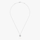 Sweet Alhambra Pendant White Gold Necklace DN2141 - TUZZUT Qatar Online Shopping