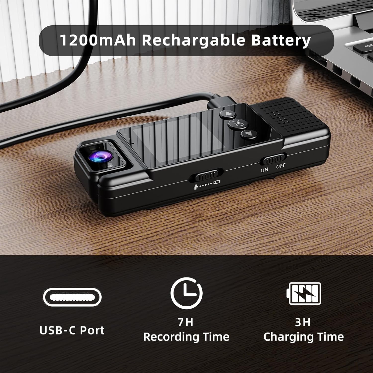 Night Vision Mini Body Camera 1080P, 180° Rotation Night Vision Mini Body Camera 1080P, 180° Rotation