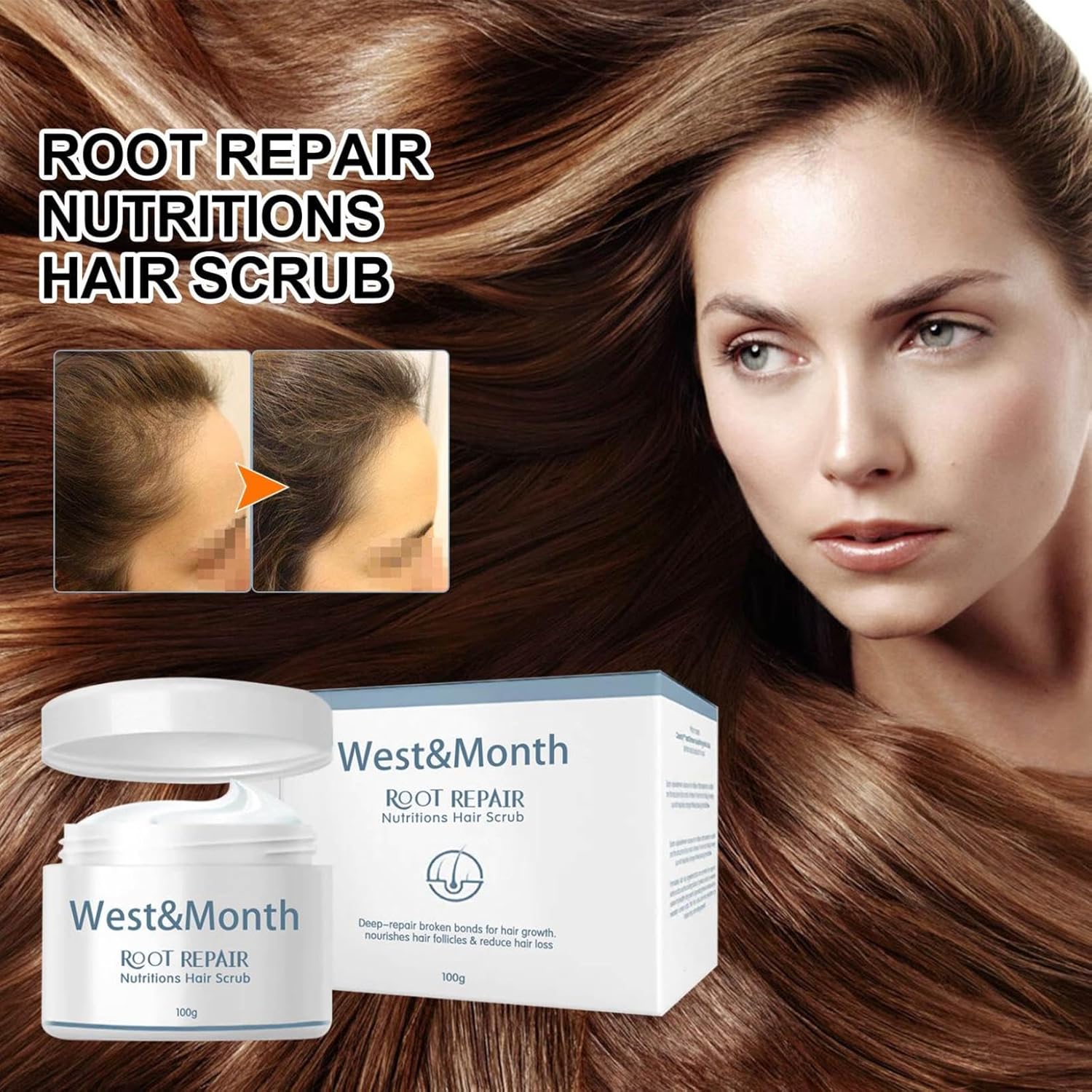 West And Month Root Repair Nutritions Hair Scrub 100g West And Month Root Repair Nutritions Hair Scrub 100g