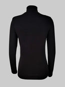 Long Sleeves Skinny Mesh Solid Color Split-Joint High Neck T-Shirts Top 156550 - TUZZUT Qatar Online Shopping