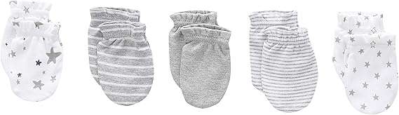 5 Pair Baby hats and mittens set Newborn Baby X1906713 5 Pair Baby hats and mittens set Newborn Baby X1906713