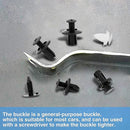 100PCS Mixed Auto Fastener Clip Car Body Push Retainer Pin Rivet Bumper Door Trim Panel Retainer Fastener Kit Car Accessories - TUZZUT Qatar Online Shopping