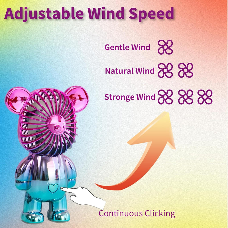 Bear Fan Portable 789-17 - TUZZUT Qatar Online Shopping