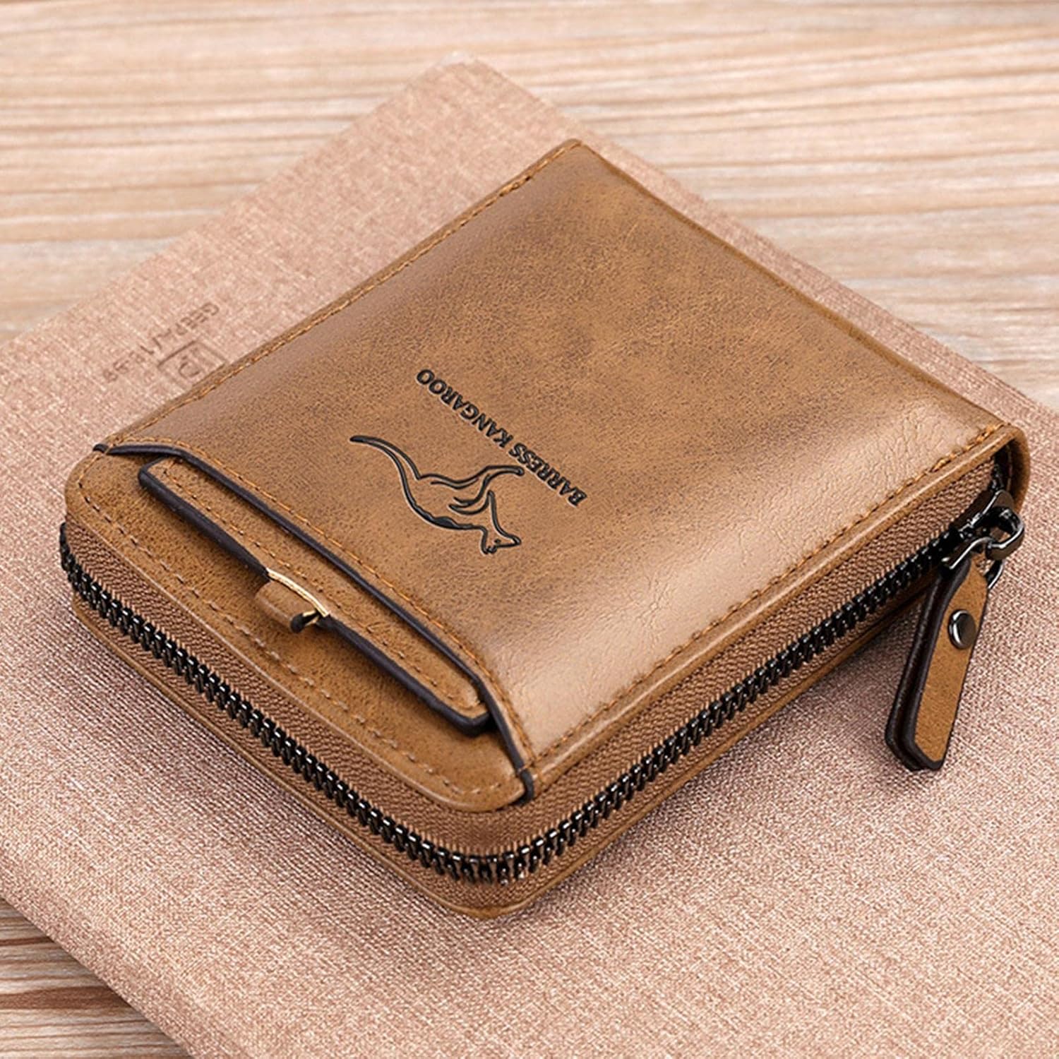 Large Capacity Leather Wallet with Zip B1004 Large Capacity Leather Wallet with Zip B1004