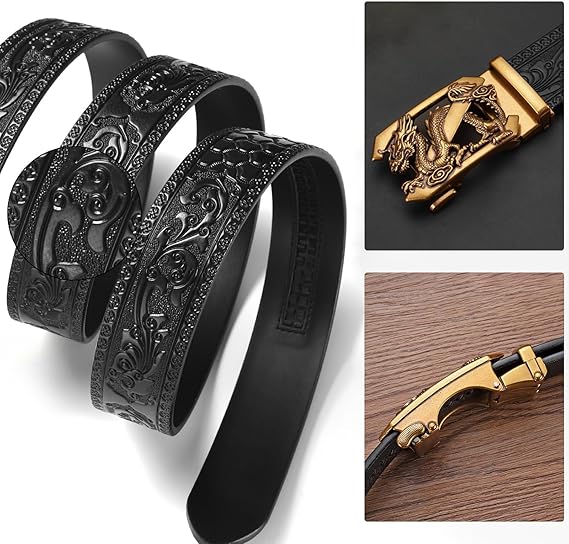 Vintage Dragon Leather Belt DG3311 Vintage Dragon Leather Belt DG3311