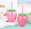 1pc Strawberry Straw Lovely Girl Portable Water Cup    1495956 - TUZZUT Qatar Online Shopping