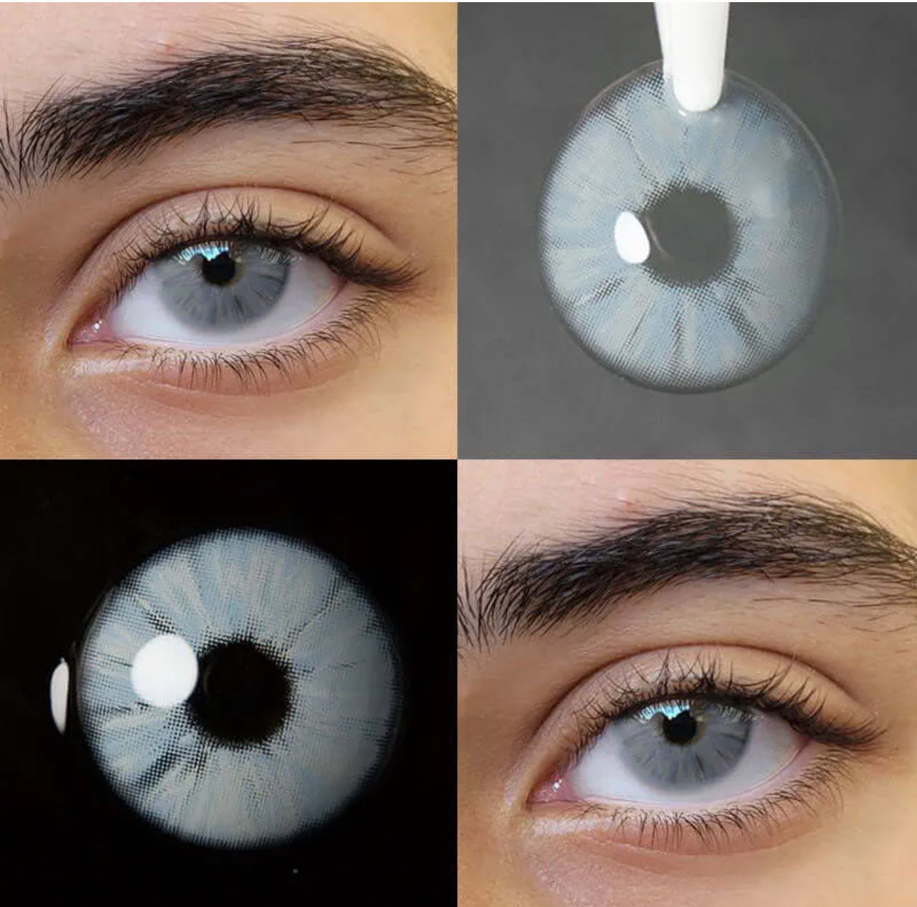 Unibling Meta Blue Contact Lenses for Eyes (1 Pair) Unibling Meta Blue Contact Lenses for Eyes (1 Pair)