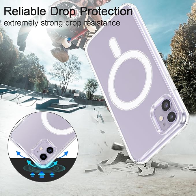 Wireless Charging Clear Case For iphone - Transparent - TUZZUT Qatar Online Shopping