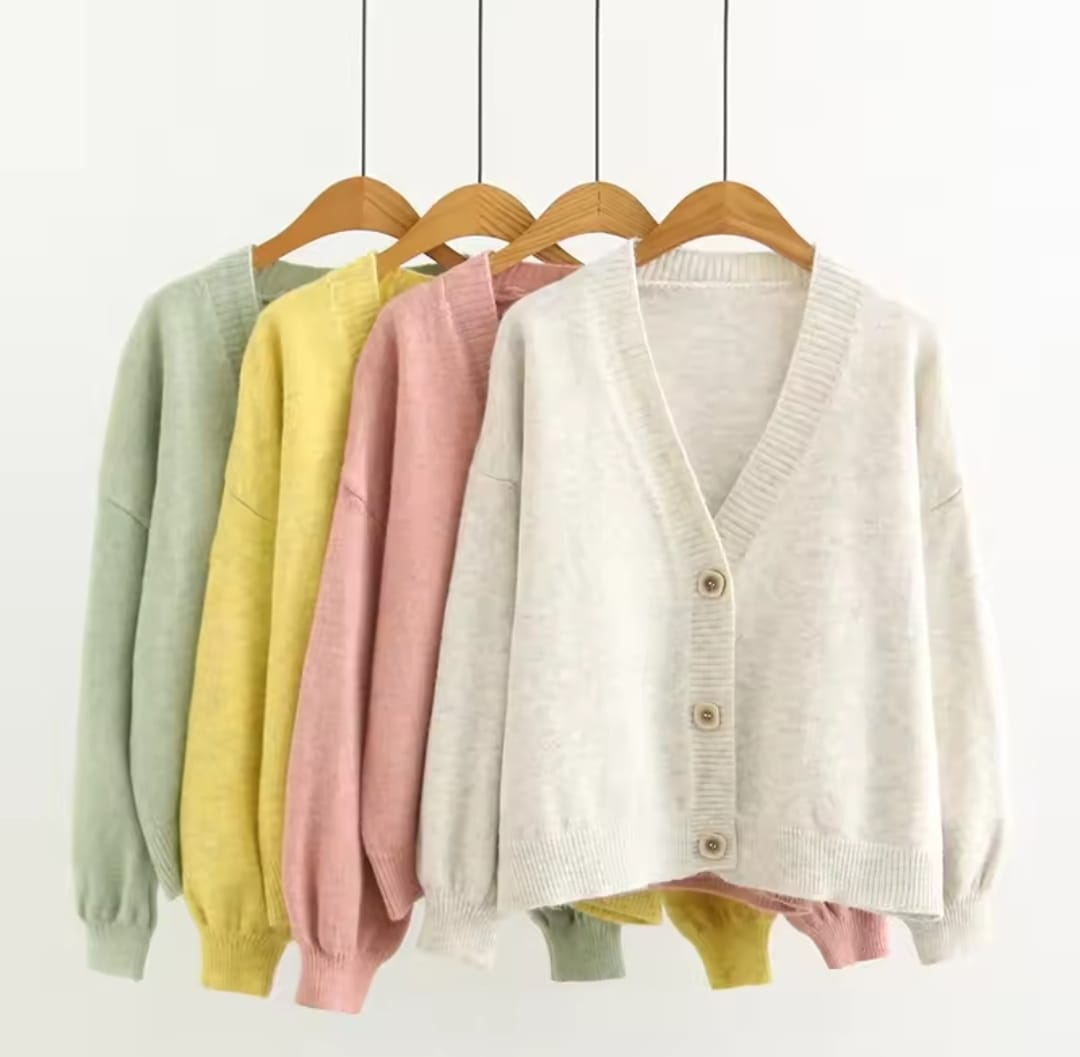 Women Long Sleeve Loose Caridgan 62826 Women Long Sleeve Loose Caridgan 62826