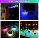Waterproof Solar Underwater IP68, 7 Colors Adjustable Underwater Light - TUZZUT Qatar Online Shopping