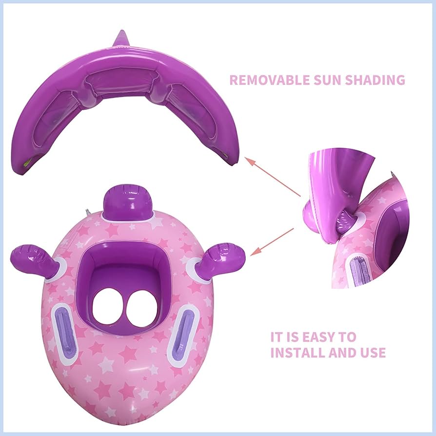 Baby Boat Sun Protection Sun Shark Design with Handles(70cm 27’’)S3620269 Baby Boat Sun Protection Sun Shark Design with Handles(70cm 27’’)S3620269