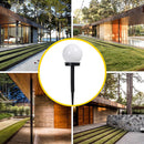 Solar Water Proof Round Ball Light For Garden  B-331343 - TUZZUT Qatar Online Shopping