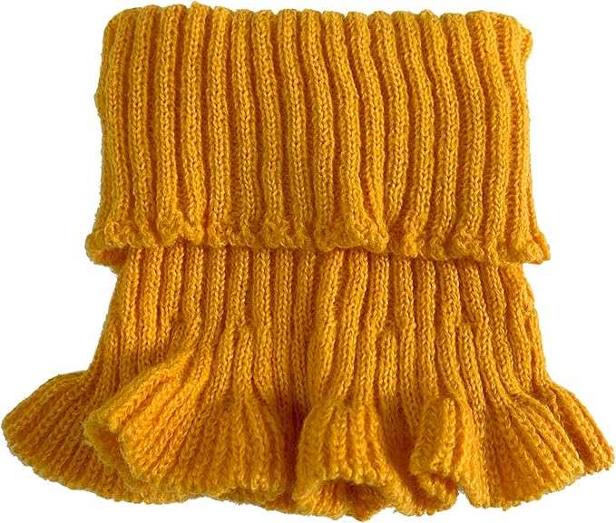 Plain Scarf Winter Warm Knitted Scarves Neck Scarf For Women 61471 - TUZZUT Qatar Online Shopping