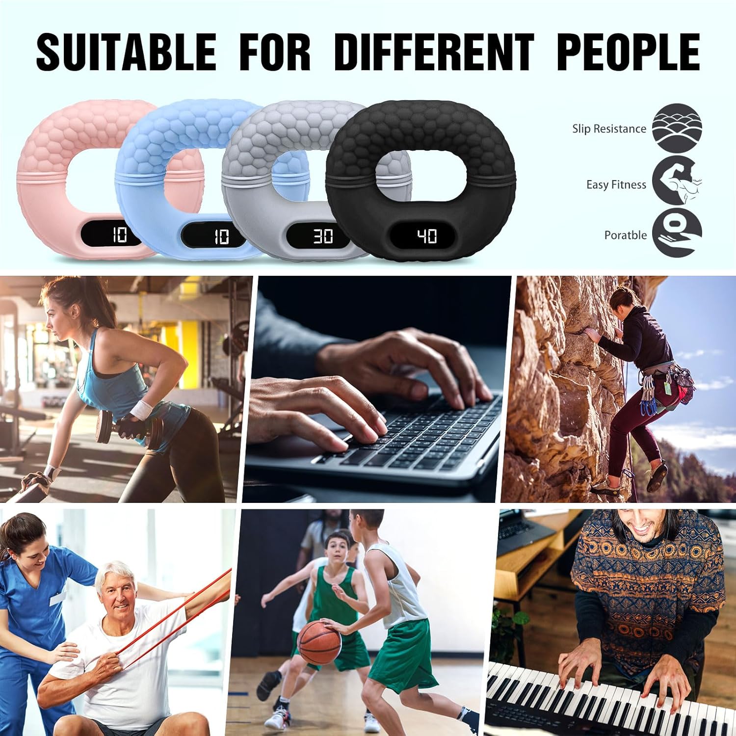 Hand Muscle Developer Grip Ring Hand Muscle Developer Grip Ring